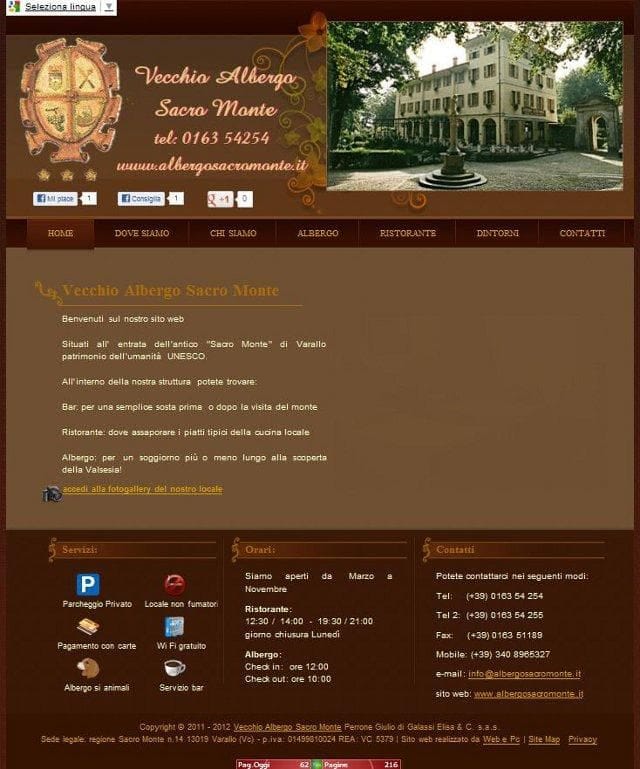 albergosacromonte