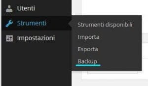 Backup WordPress