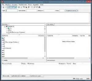 Wordpress: eseguire il backup completo 2 Schermata di FileZilla