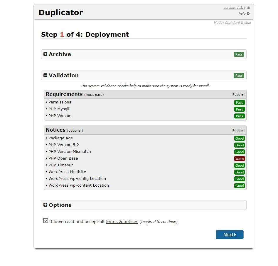 duplicator installazione