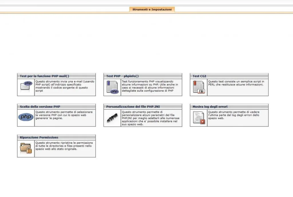 aggiornare php aruba 2