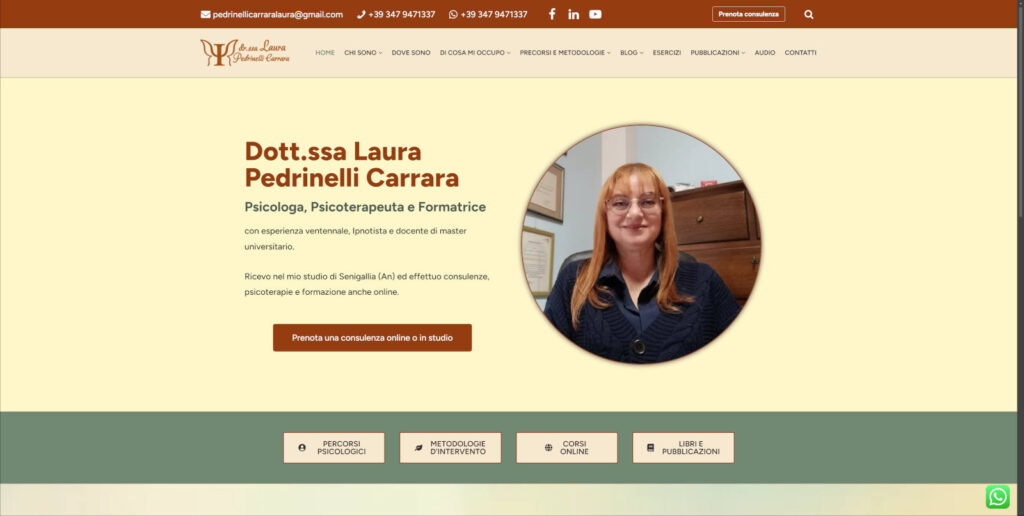 sito web laurapedrinellicarrara.it