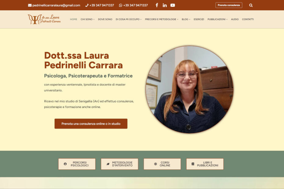 sito web laurapedrinellicarrara.it